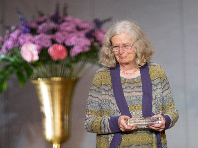 Karen Uhlenbeck er den første kvinna som har fått prisen etter at han vart delt ut første gong i 2003. Foto: Terje Bendiksby / NTB scanpix